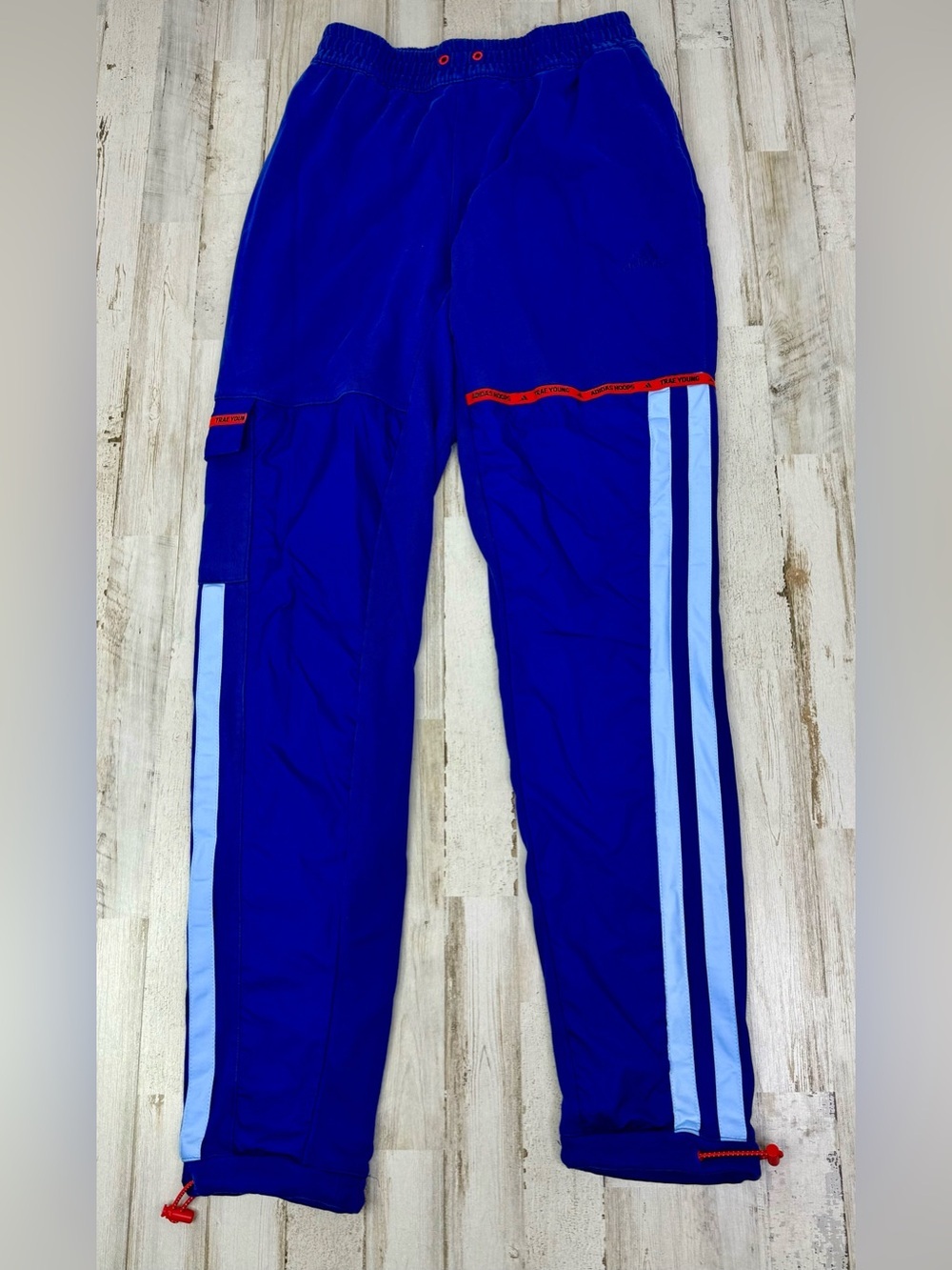 Adidas Climalite Men’s Small Sweatpants Blue Stripe